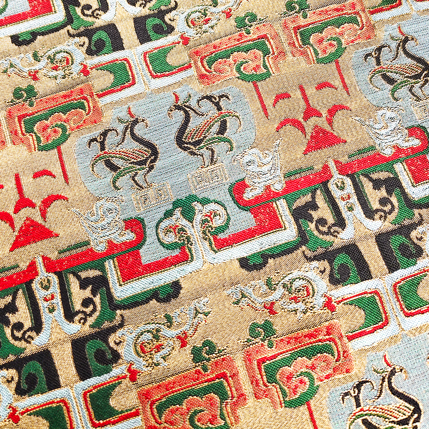 Song Brocade High-Waist Skirt (Elastic Waist)