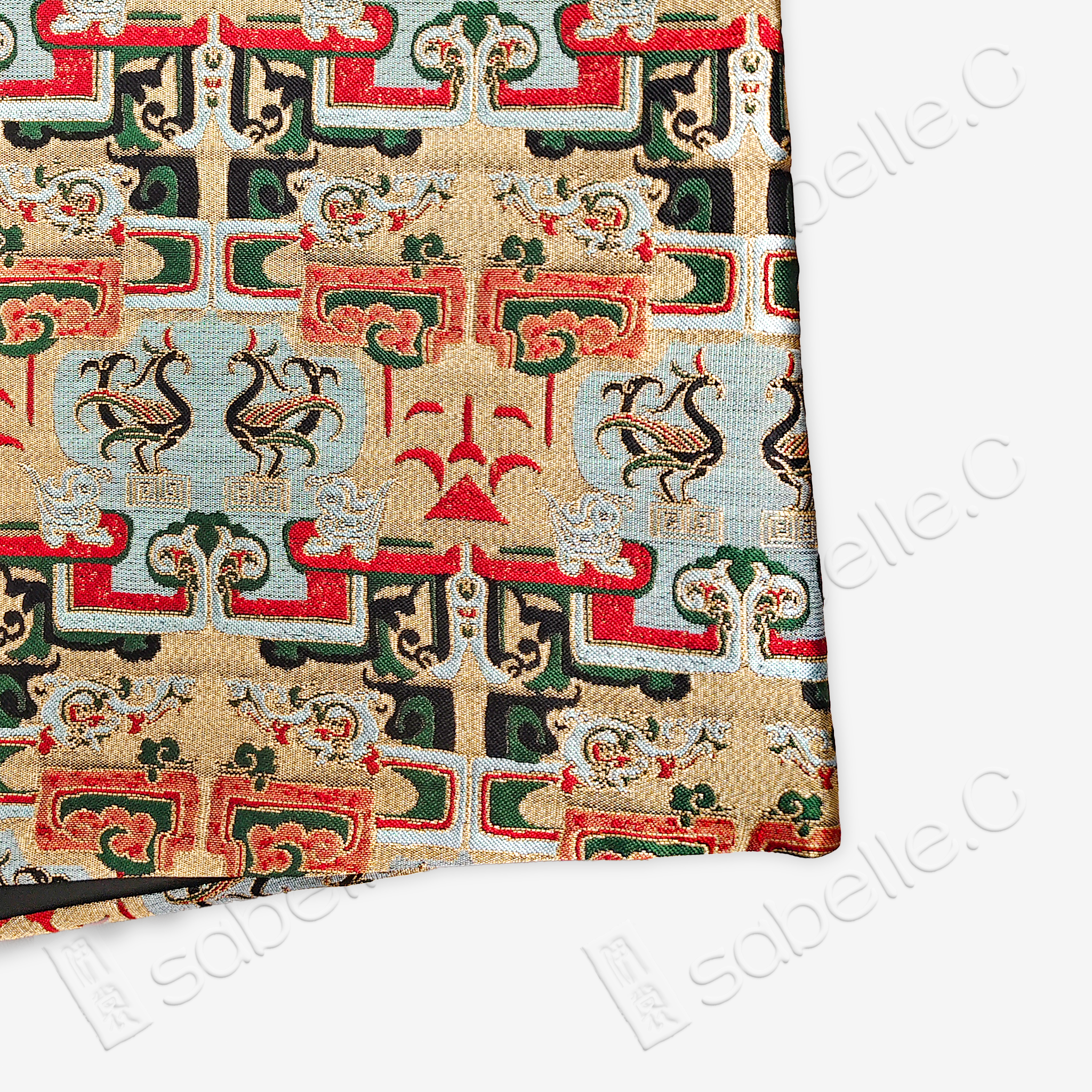 Song Brocade High-Waist Skirt (Elastic Waist)