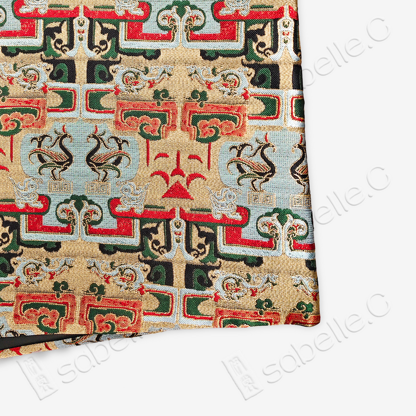 Song Brocade High-Waist Skirt (Elastic Waist)