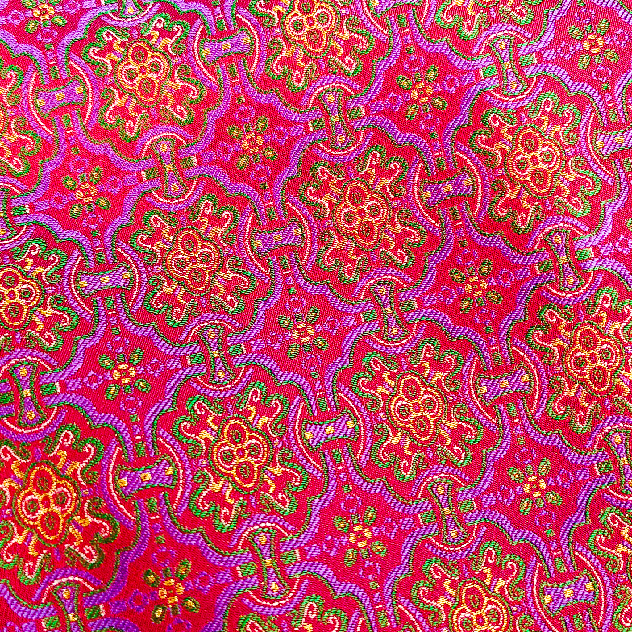 Song Brocade High-Waist Skirt (Elastic Waist)