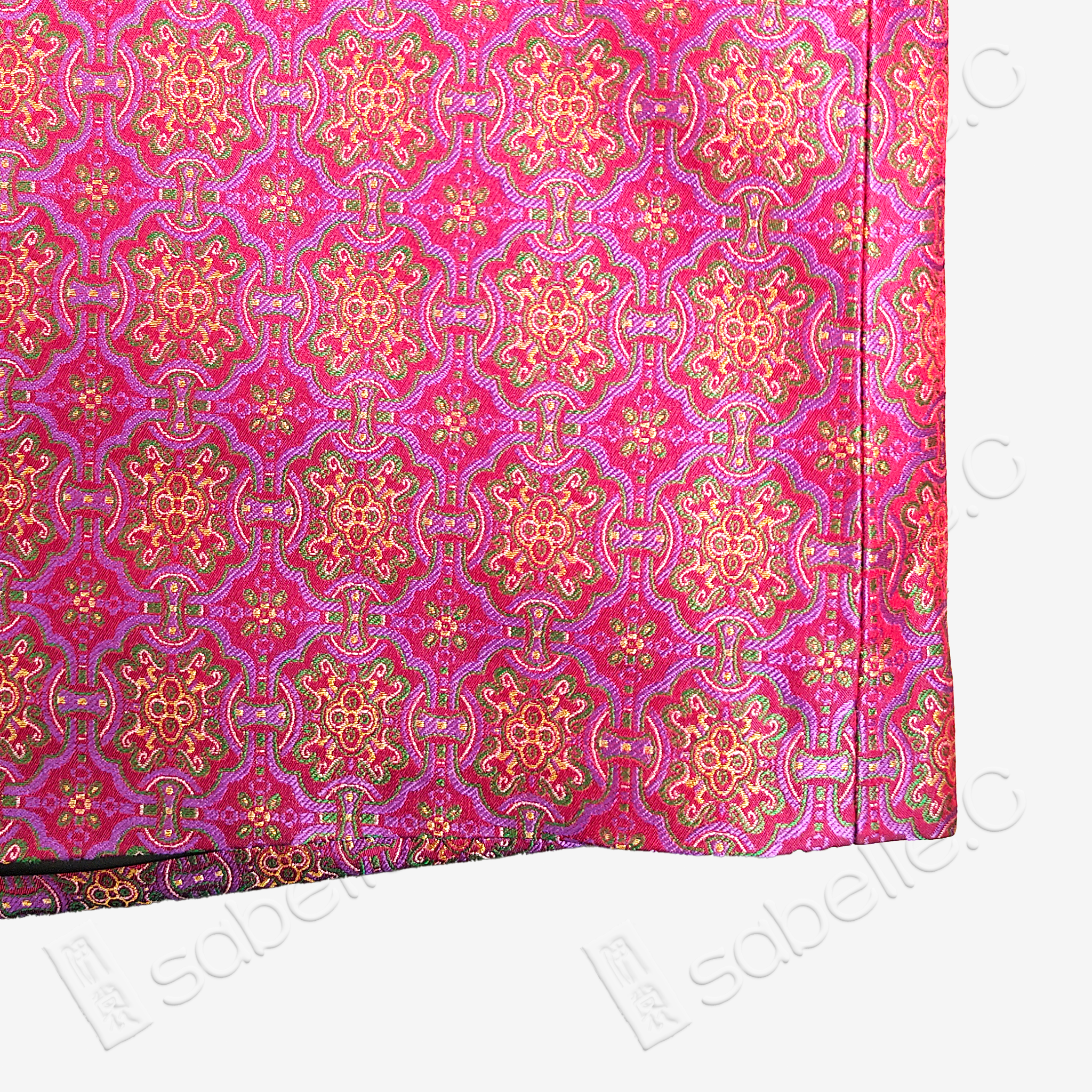 Song Brocade High-Waist Skirt (Elastic Waist)