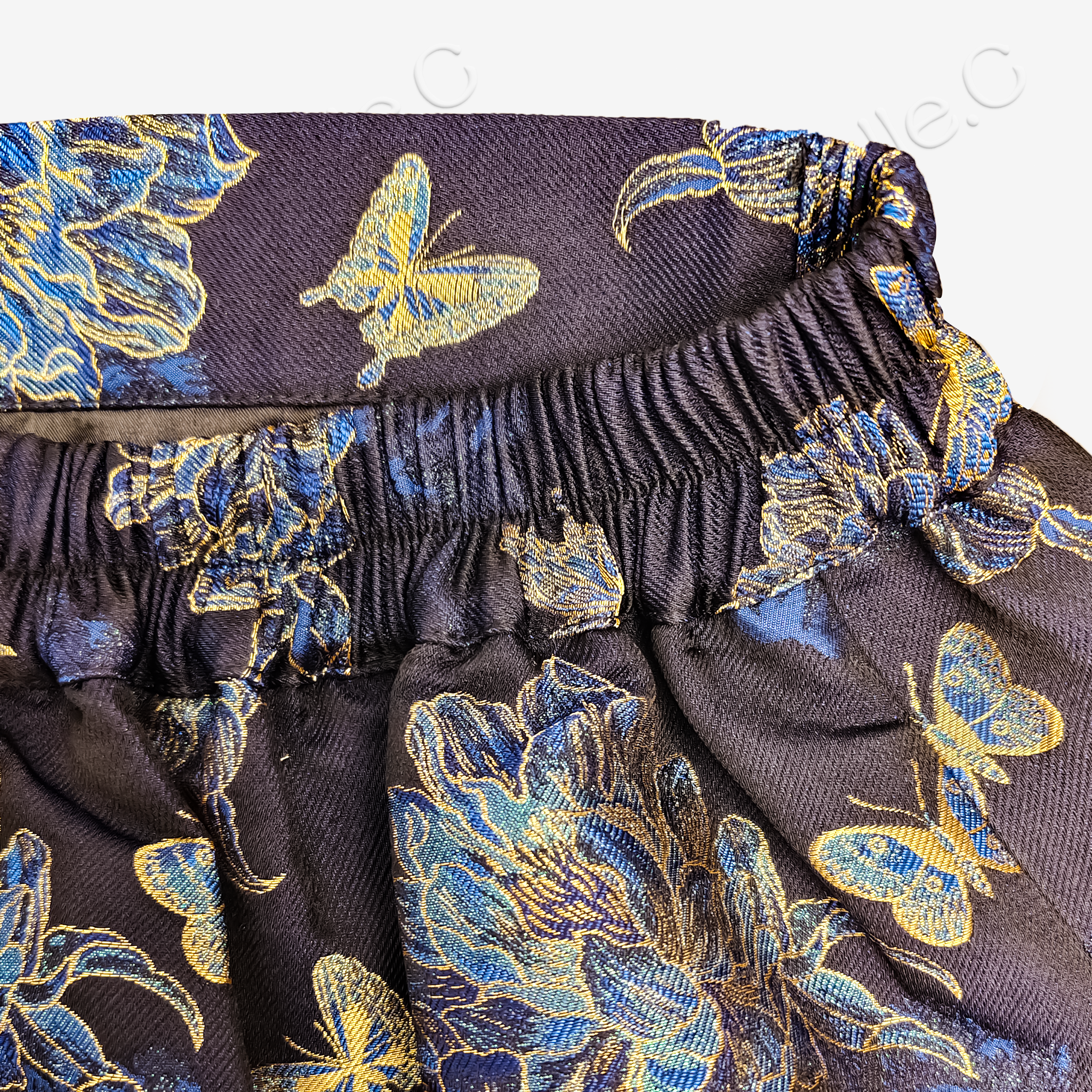 Song Brocade High-Waist Mini Skirt