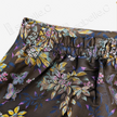 Song Brocade High-Waist Mini Skirt (Elastic Waist)