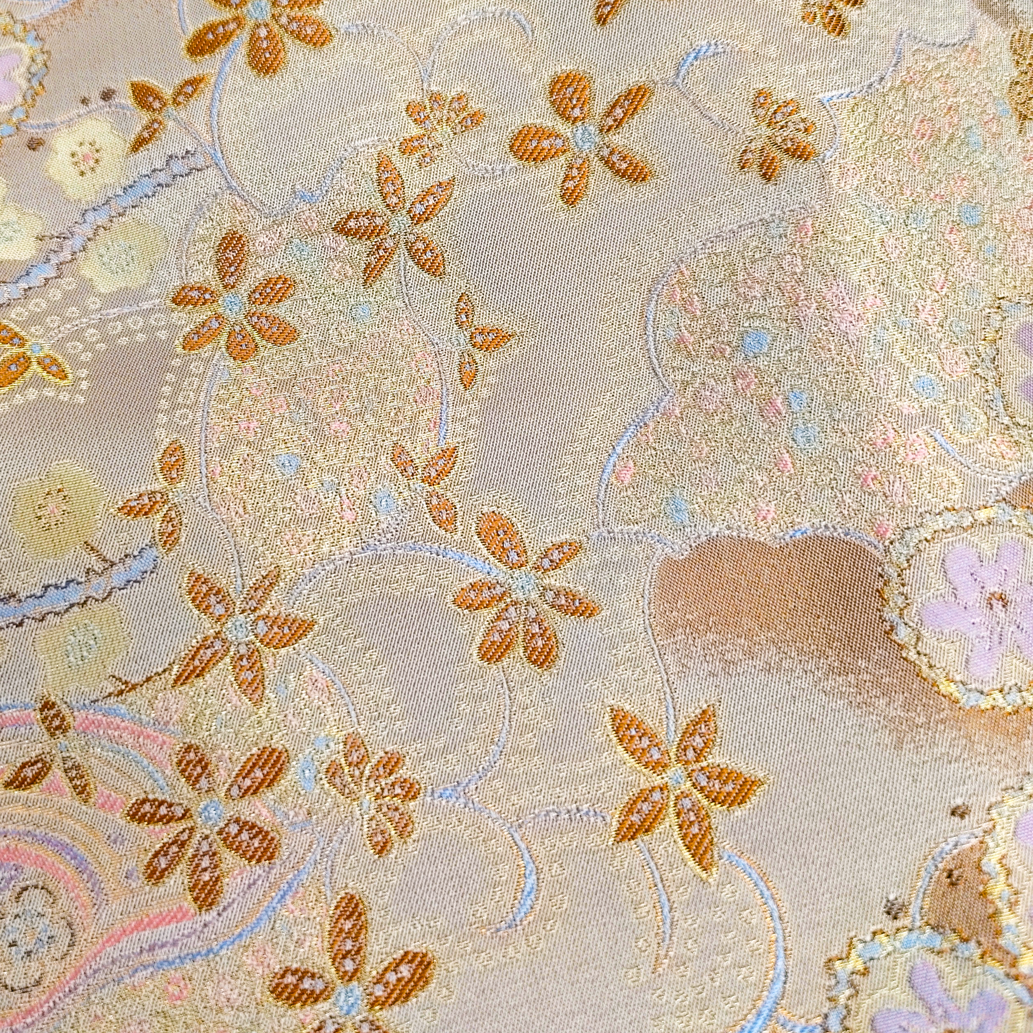 Song Brocade High-Waist Mini Skirt (Elastic Waist)