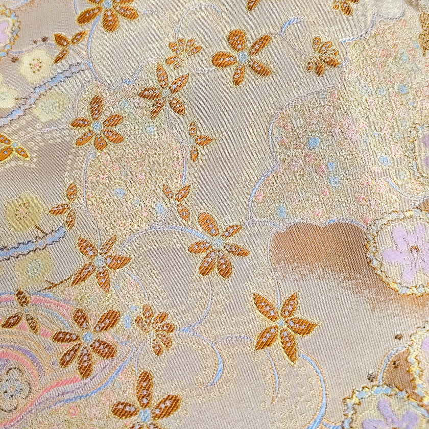 Song Brocade High-Waist Mini Skirt (Elastic Waist)