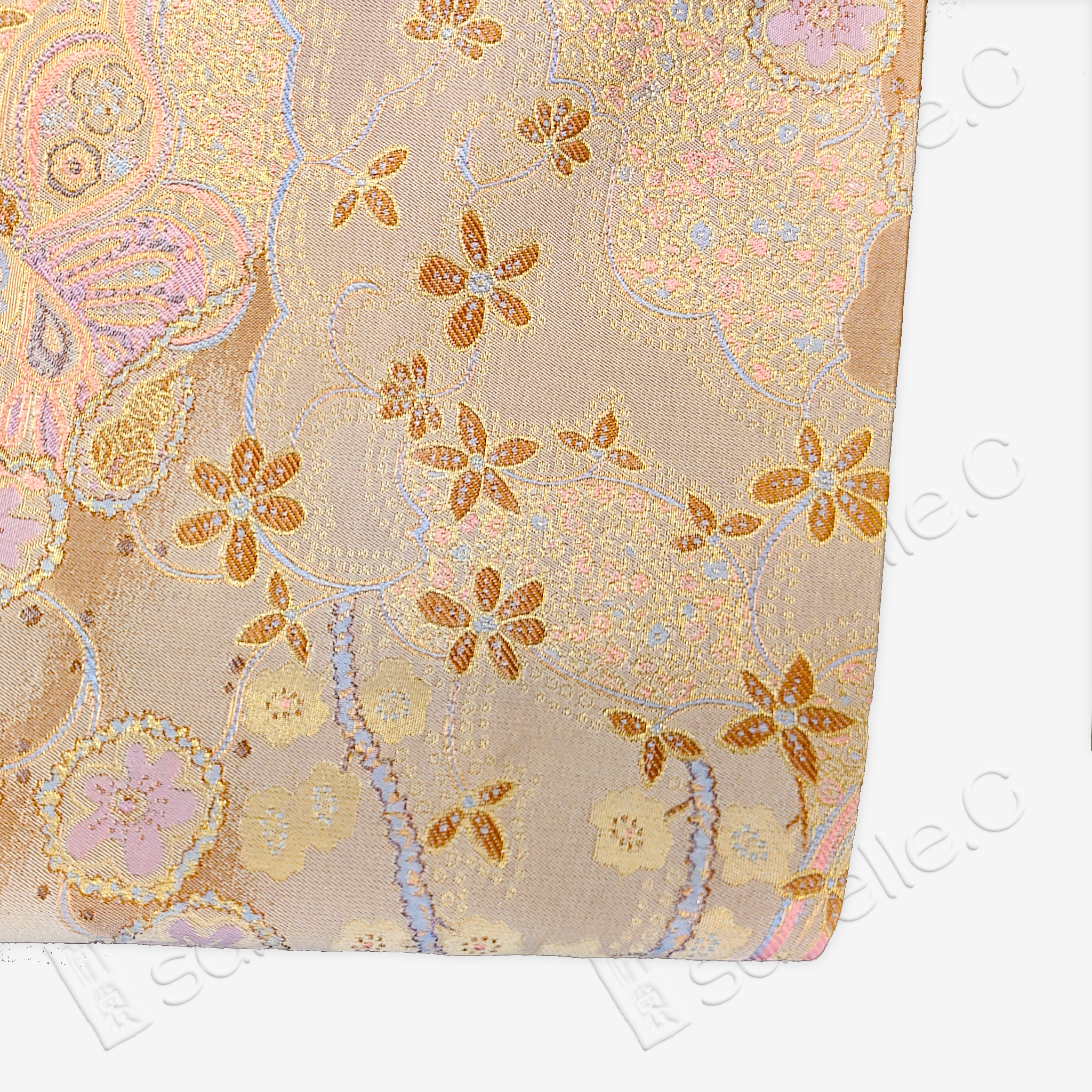 Song Brocade High-Waist Mini Skirt (Elastic Waist)