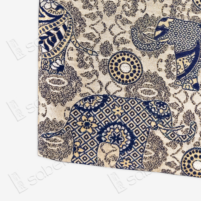 Song Brocade High-Waist Mini Skirt (Elastic Waist)