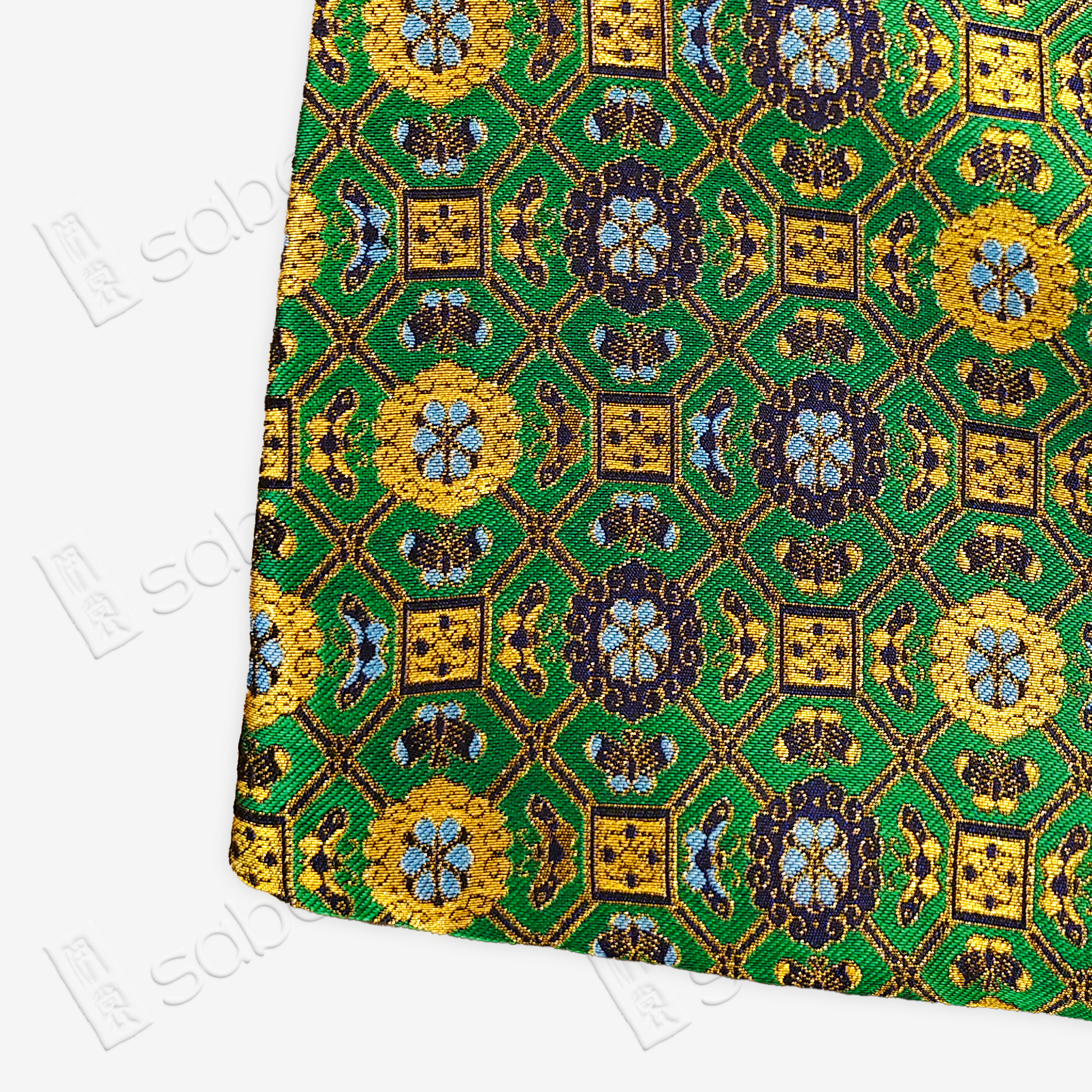 Song Brocade High-Waist Mini Skirt (Elastic Waist)