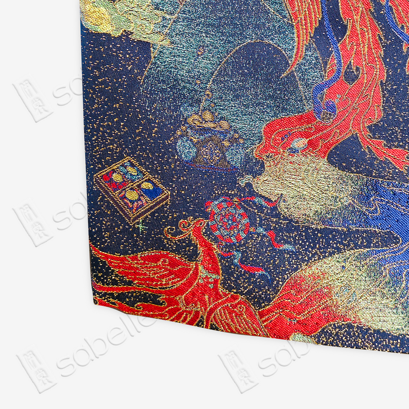 Song Brocade High-Waist Mini Skirt (Elastic Waist)