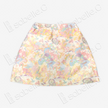 Song Brocade High-Waist Mini Skirt (Elastic Waist)