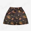 Song Brocade High-Waist Mini Skirt (Elastic Waist)