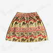Song Brocade High-Waist Mini Skirt (Elastic Waist)