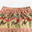 Song Brocade High-Waist Mini Skirt (Elastic Waist)