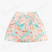 Song Brocade High-Waist Mini Skirt (Elastic Waist)