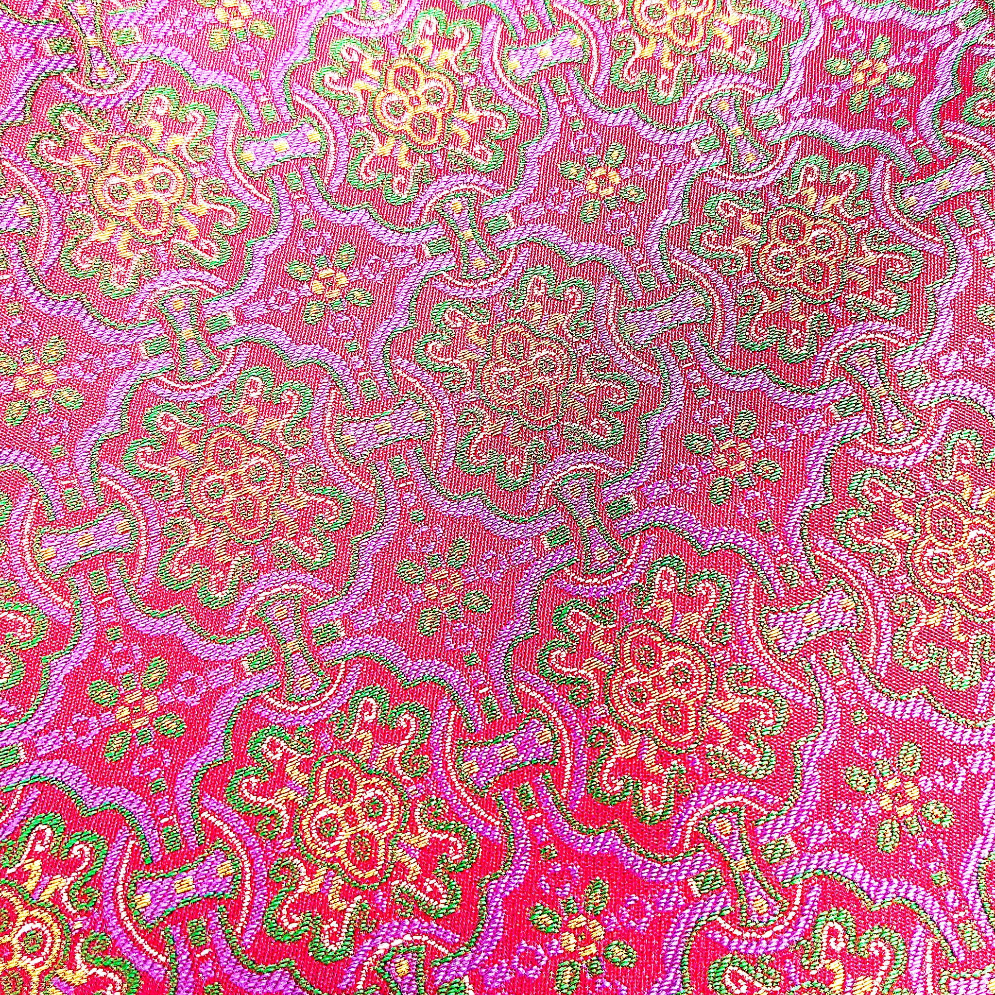 Song Brocade High-Waist Mini Skirt (Elastic Waist)