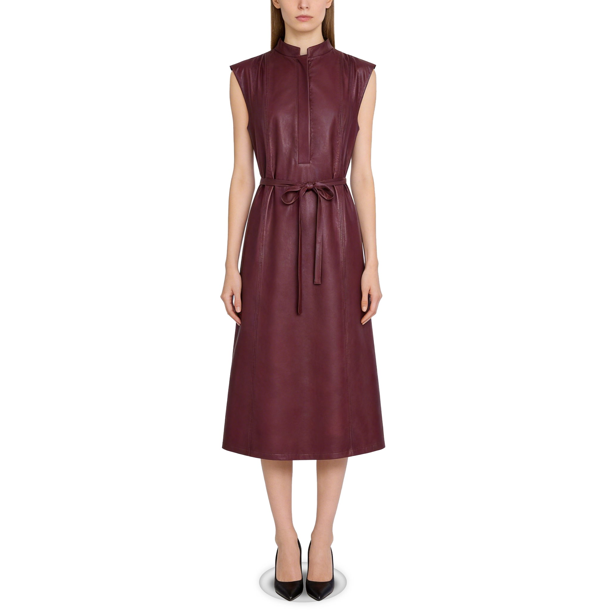 Gambiered Canton Silk Dress - 香雲紗連衣裙