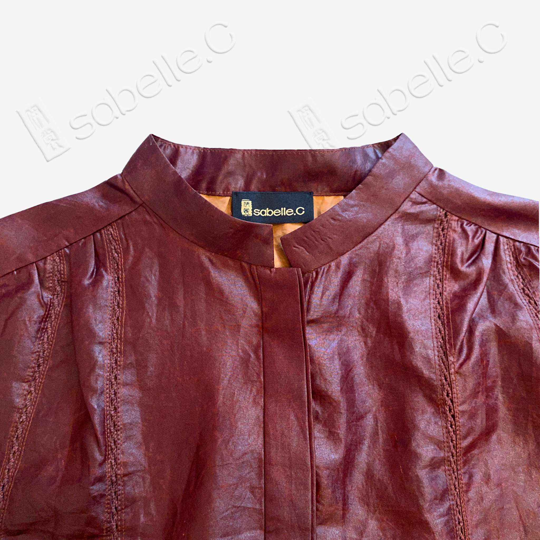 Gambiered Canton Silk Dress - 香雲紗連衣裙