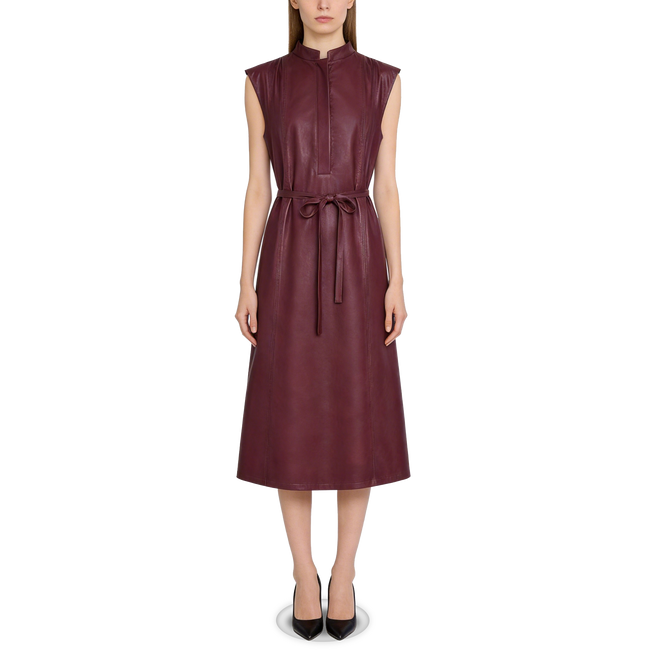 Gambiered Canton Silk Dress - 香雲紗連衣裙