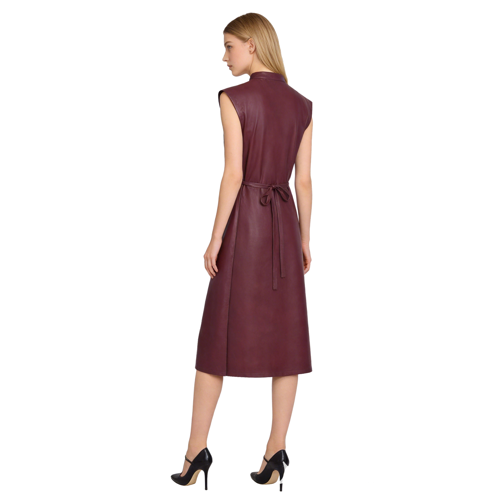 Gambiered Canton Silk Dress - 香雲紗連衣裙