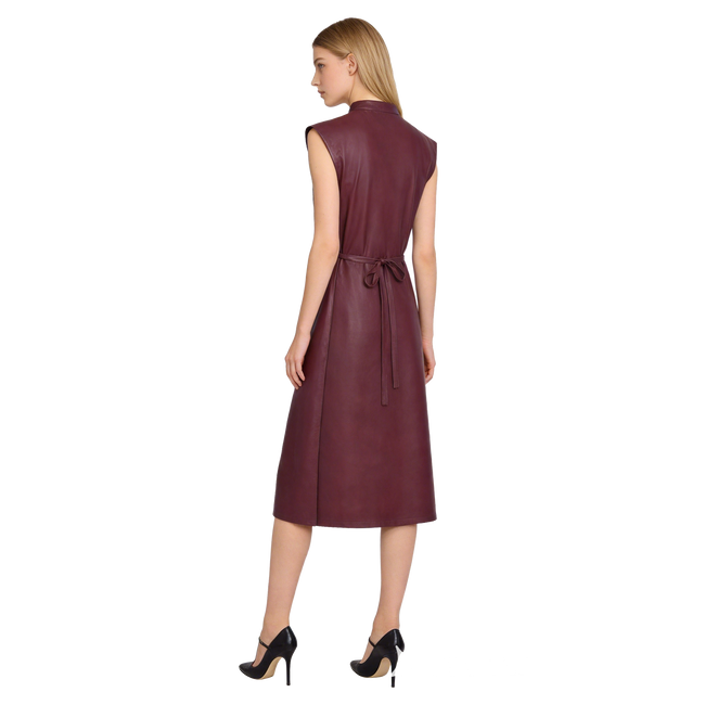 Gambiered Canton Silk Dress - 香雲紗連衣裙