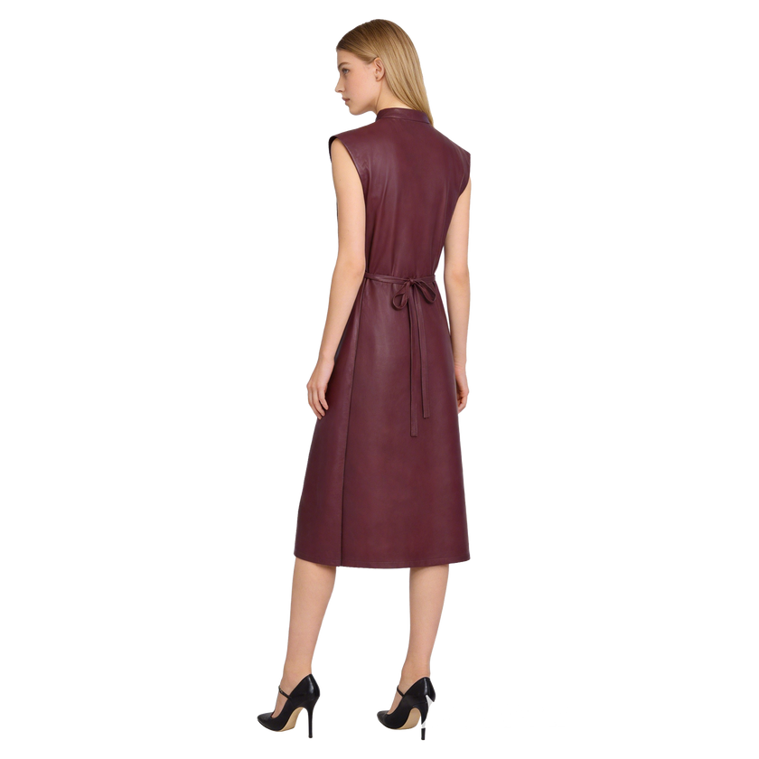 Gambiered Canton Silk Dress - 香雲紗連衣裙