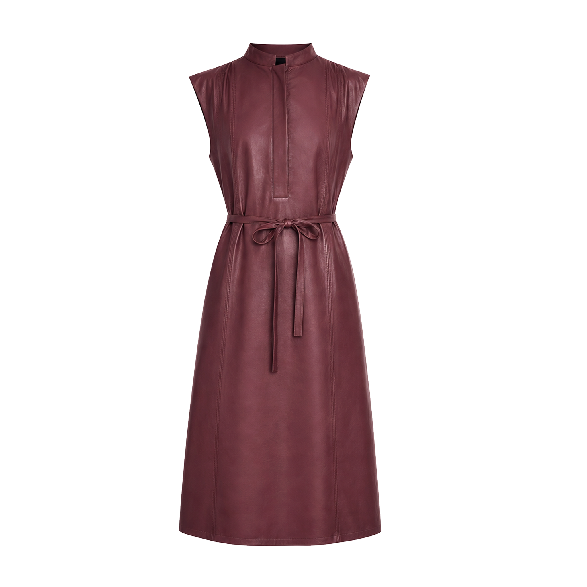 Gambiered Canton Silk Dress - 香雲紗連衣裙