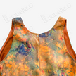 Monet Floral Brook Halter Gambiered Silk Dress - 莫奈花澗掛脖香雲紗長裙