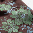 Dark Brown Azure Dragon Antique Silk Long Slip Dress - 「玄棕蒼龍」古董真絲吊帶長裙