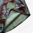 Dark Brown Azure Dragon Antique Silk Long Slip Dress - 「玄棕蒼龍」古董真絲吊帶長裙