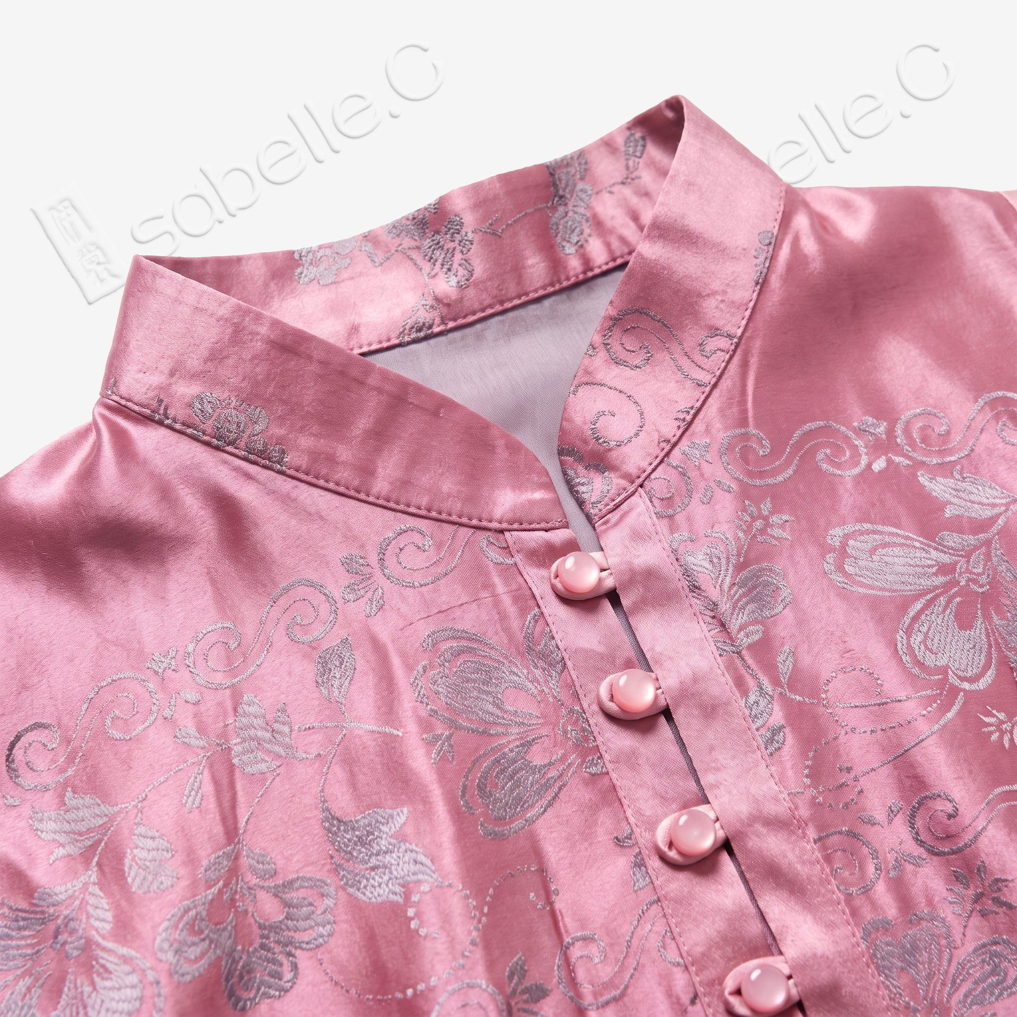 Magpie & Plum Antique Silk Qipao - 「喜上眉梢」古董真絲旗袍