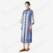 Antique Silk Long Tunic - 「御瓷凝芳」古董真絲長衫