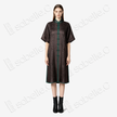 Dark Brown Antique Silk Long Tunic - 玄褐古董真絲長衫裙