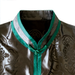 Dark Brown Antique Silk Long Tunic - 玄褐古董真絲長衫裙