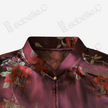 Deep Purple Floral Feast Antique Silk Qipao - 「紫絳芳筵」古董真絲旗袍