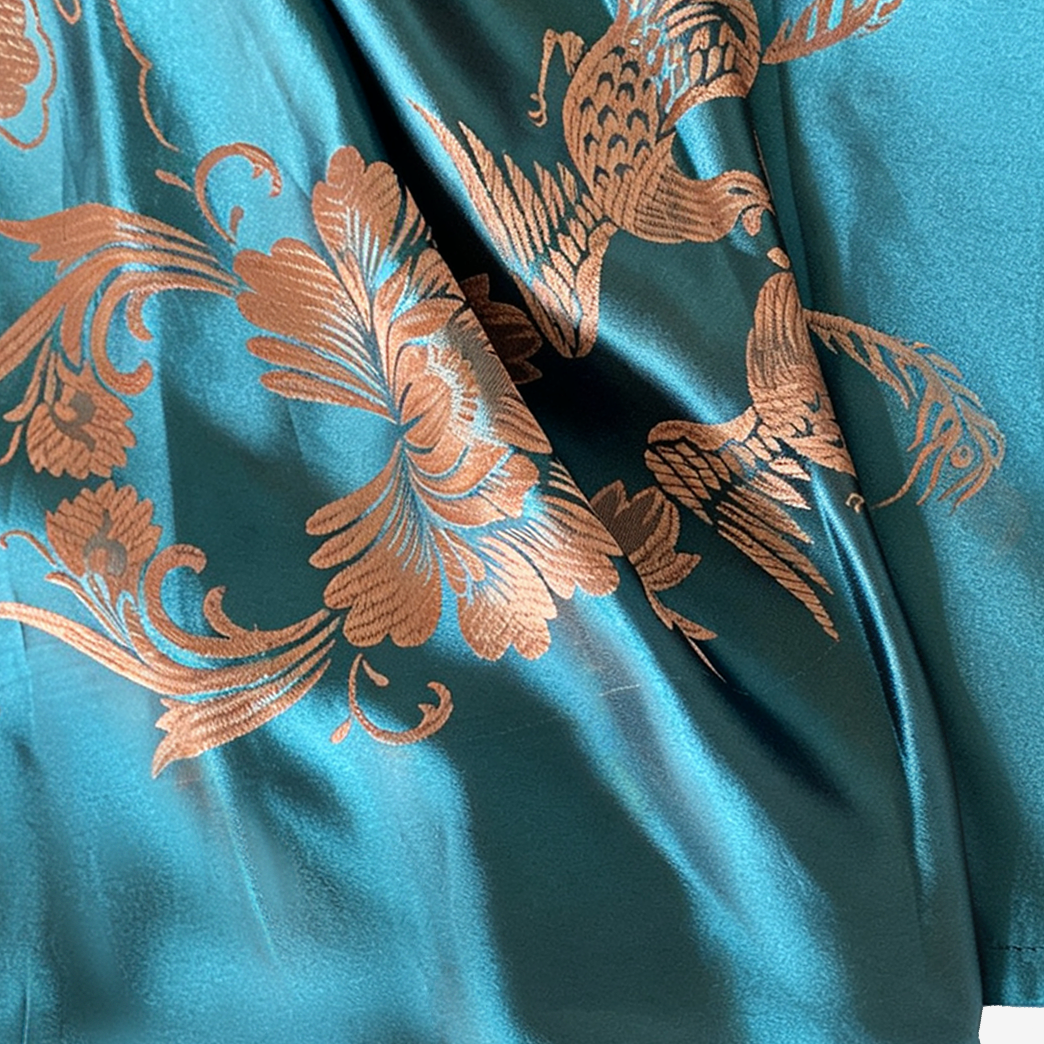 Dragon & Phoenix Antique Silk Qipao - 「龍鳳呈祥」古董真絲旗袍