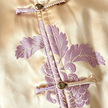 Vintage Silk Long Dress - 「淺金瑤翎」古董真絲長裙