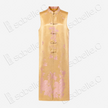Vintage Silk Long Dress - 「淺金瑤翎」古董真絲長裙
