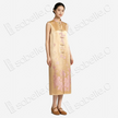 Vintage Silk Long Dress - 「淺金瑤翎」古董真絲長裙