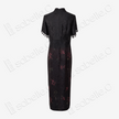 Gambiered Canton Silk Qipao - 「墨筠凝芳」香雲紗旗袍