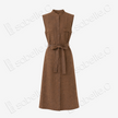 Tortoise Crack Pattern Gambiered Canton Silk Dress - 龜裂紋香雲紗長裙