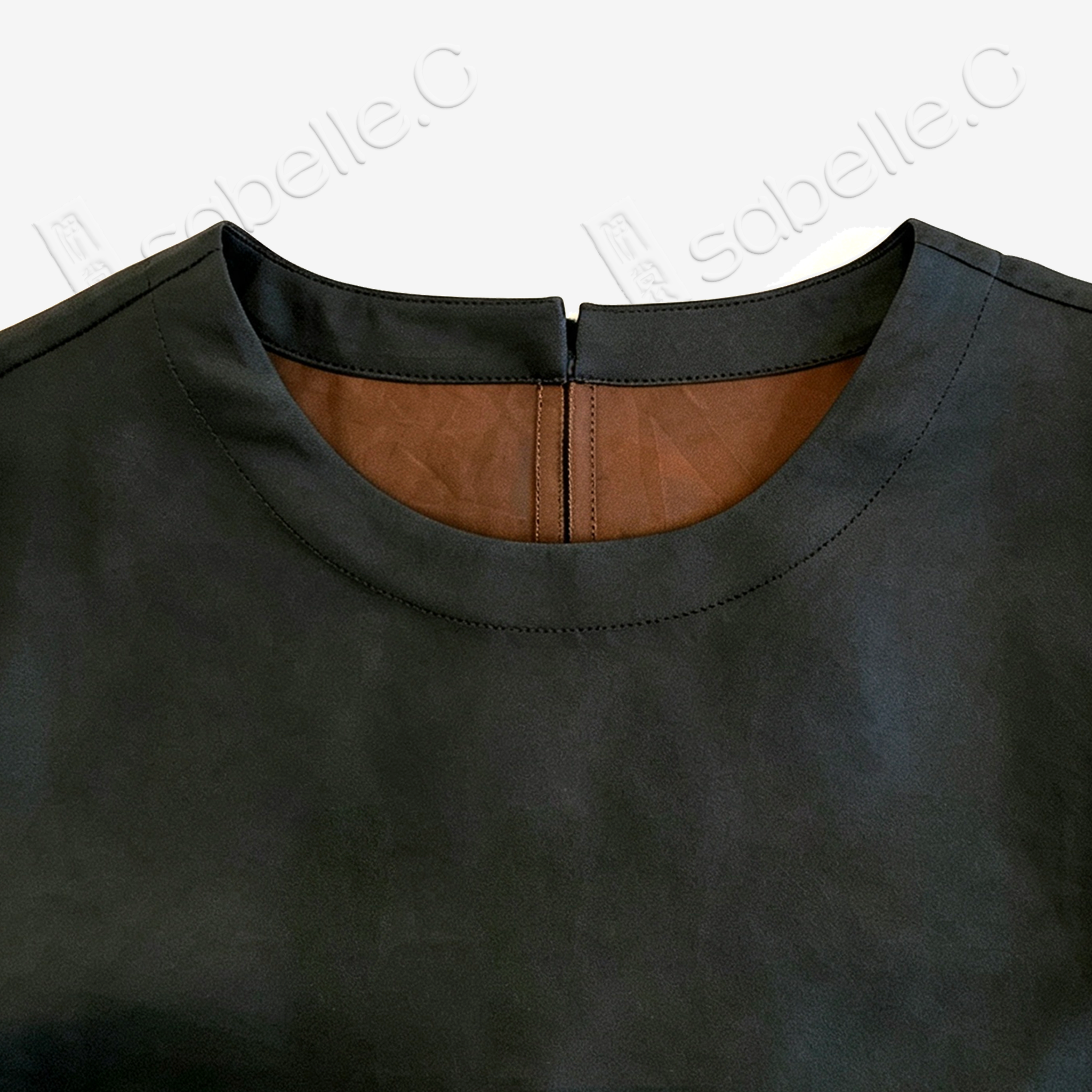 Gambiered Canton Silk Blouse - 香雲紗上衣
