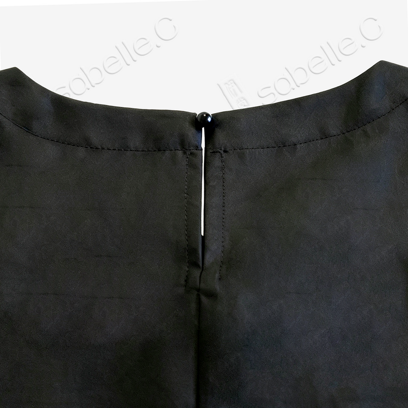 Gambiered Canton Silk Blouse - 香雲紗上衣