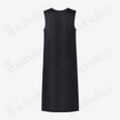 Gambiered Canton Silk Dress - 香雲紗無袖連衣裙