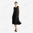 Gambiered Canton Silk Dress - 香雲紗無袖連衣裙