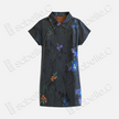 Mid‑length Gambiered Canton Silk Tunic - 香雲紗中長款上衣
