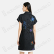 Mid‑length Gambiered Canton Silk Tunic - 香雲紗中長款上衣