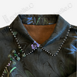 Mid‑length Gambiered Canton Silk Tunic - 香雲紗中長款上衣