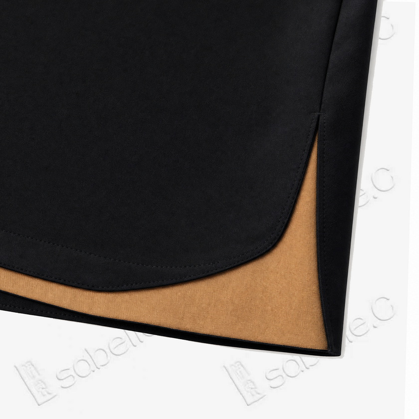Leather‑Finish Gambiered Canton Silk Dress - 皮子料重緞香雲紗裙