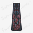 Antique Silk Long Dress - 「玄錦繁華」古董真絲長裙