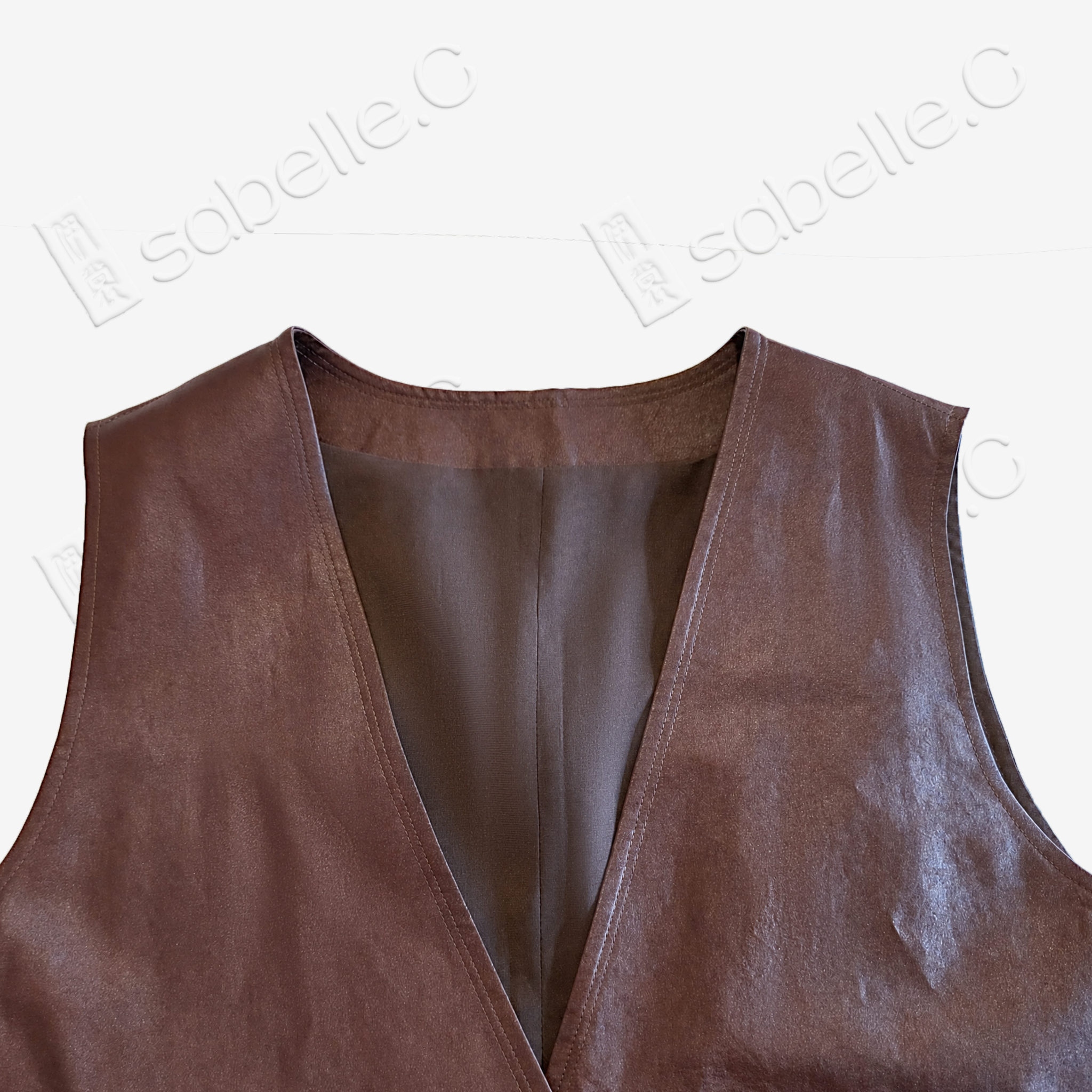 Gambiered Canton Silk Dress - 紅雲紗連衣裙